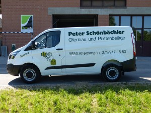 Fahrzeugbeschriftung Peter Schönbächler AG