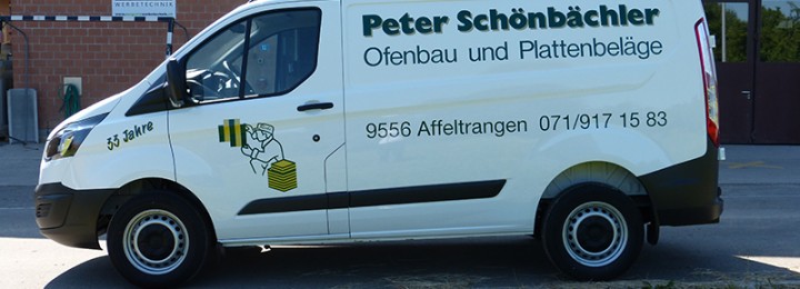<h2><strong>Fahrzeugbeschriftung Peter Schönbächler AG</strong></h2>