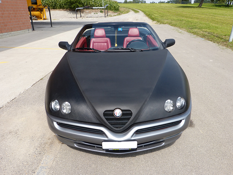 Alfa Romeo Folierung in schwarz-matt
