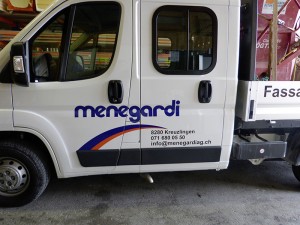 Fahrzeugbeschriftung Menegardi AG