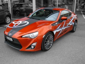 CarWrapping Toyota GT86 Turbo